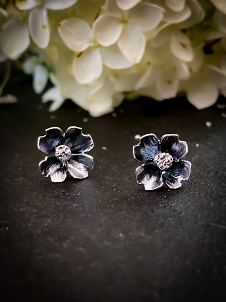 Dogwood Blossom Earrings, medium – Meg By Hand